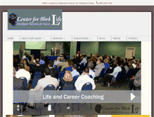 Tablet Screenshot of centerforworklife.com